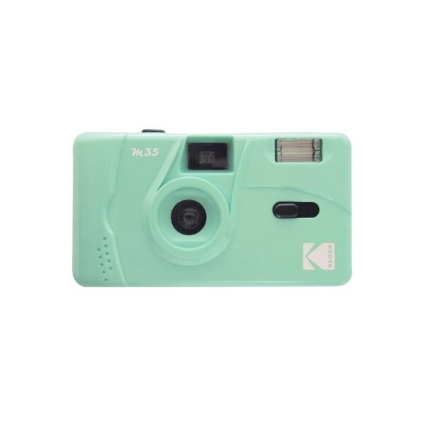 KODAK M35 fotoaparát s bleskem 31 mm f/10 zelený