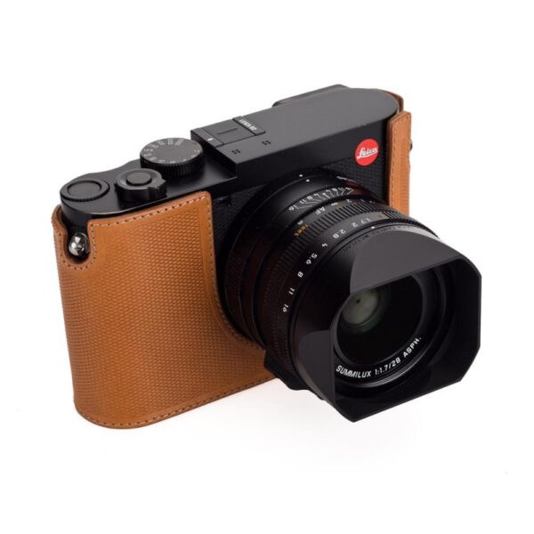 LEICA pouzdro Protector kožené hnědé pro Leicu Q2