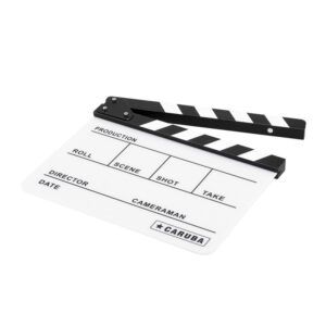 CARUBA filmová klapka White/BW pro křídu 27 x 30 cm